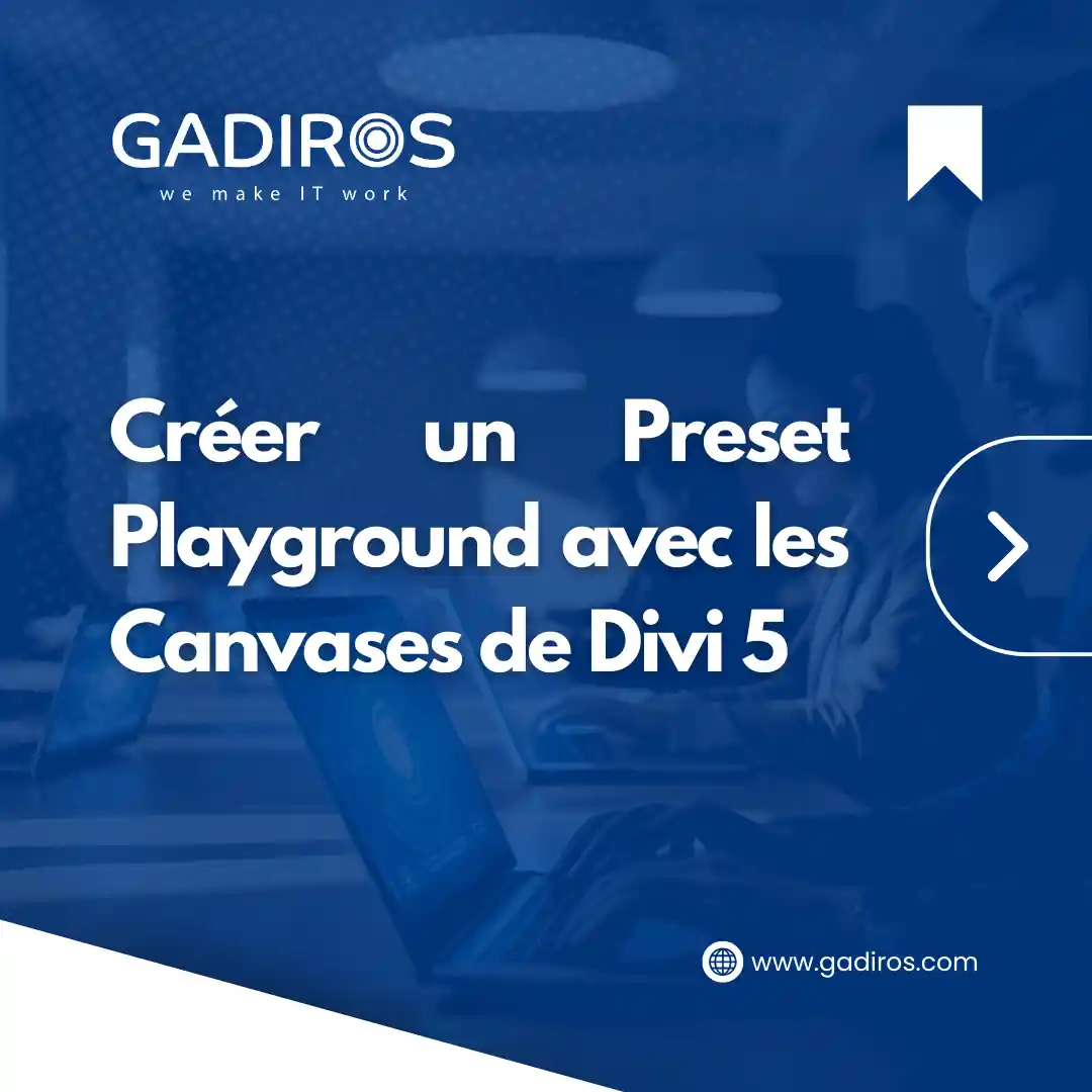 creer un preset playground avec les canvases de divi 5