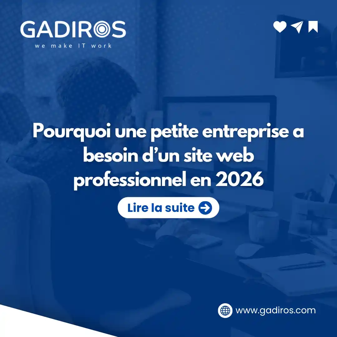 Pourquoi une petite entreprise a besoin d’un site web professionnel en 2026
