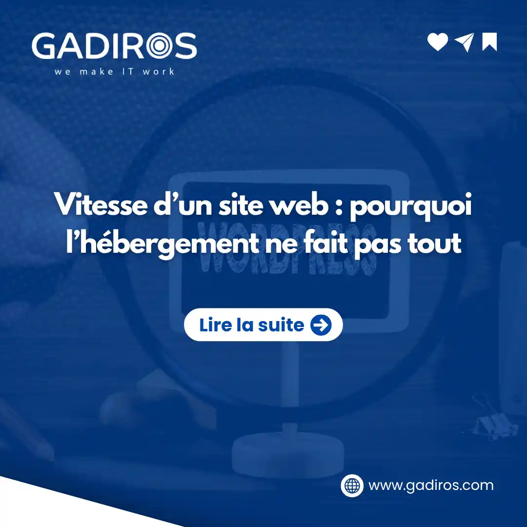 Vitesse d’un site web pourquoi l’hébergement ne fait pas tout
